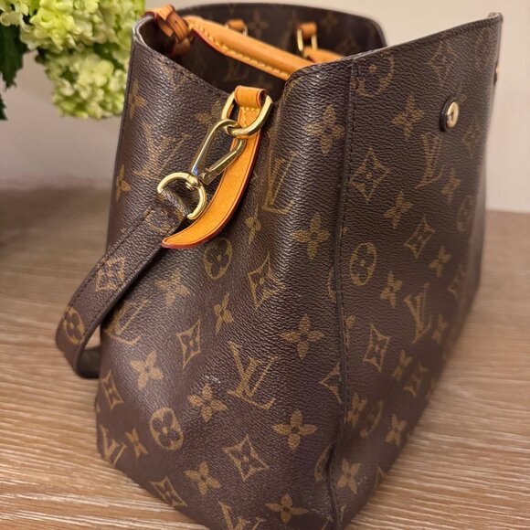 LOUIS VUITTON Monogram Montaigne MM Authentic - Picture 3 of 16